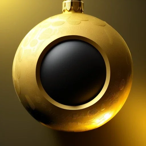  black background, golden embossed circle ornament, 3d, cinematic, photorealistic