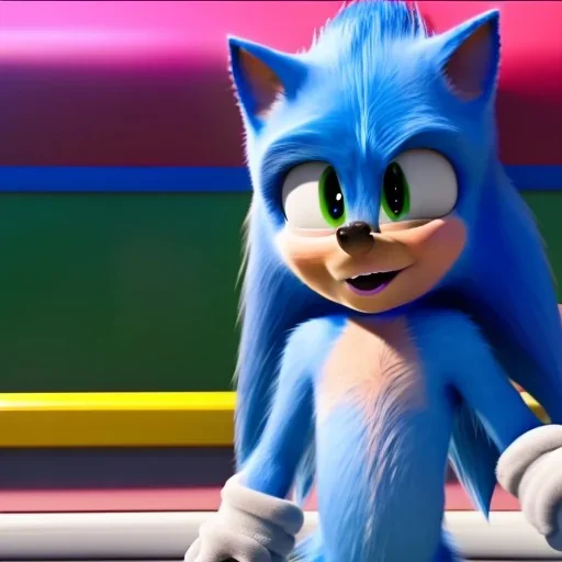 sonic races the subway