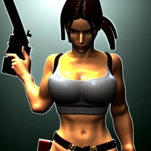 lustful lara croft eyeing me