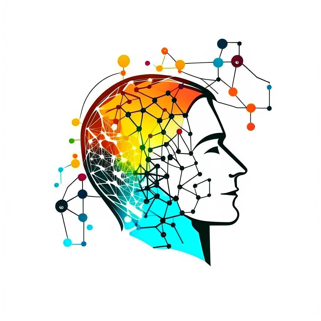 satisfied deep learning white background