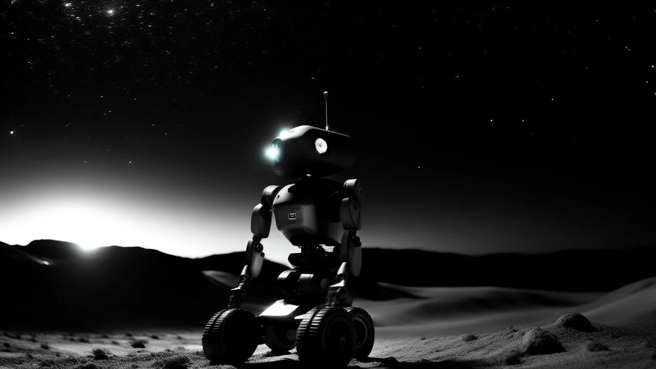 Robots gazed at the stars, searching for their own humanity