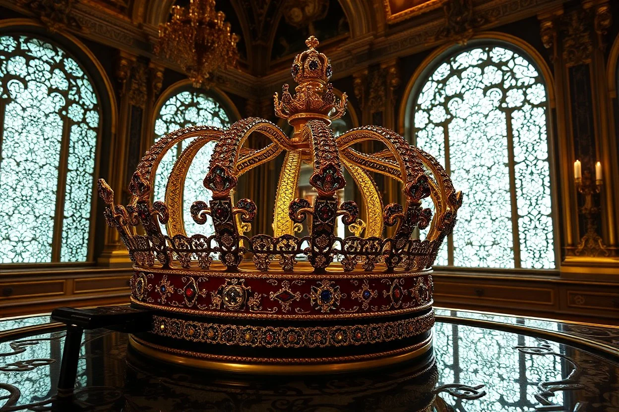 Echoes of 1887 How France’s 2025 Debt Crisis Could Make the Crown Jewels Disappear—Again layers of bulletproof glass and laser grids, symbols of a monarchy long dethroned but eternally romanticized style of monet