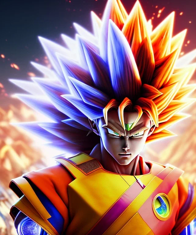 handsome goku, super saiyan 4, soft light atmosphere, light effect，vaporwave colorful, concept art, smooth, extremely sharp detail, finely tuned detail, ultra high definition, 8 k, unreal engine 5, ultra sharp focus