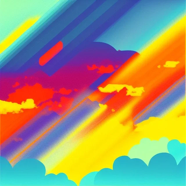 chill; in the style of an album cover; using warmer colors