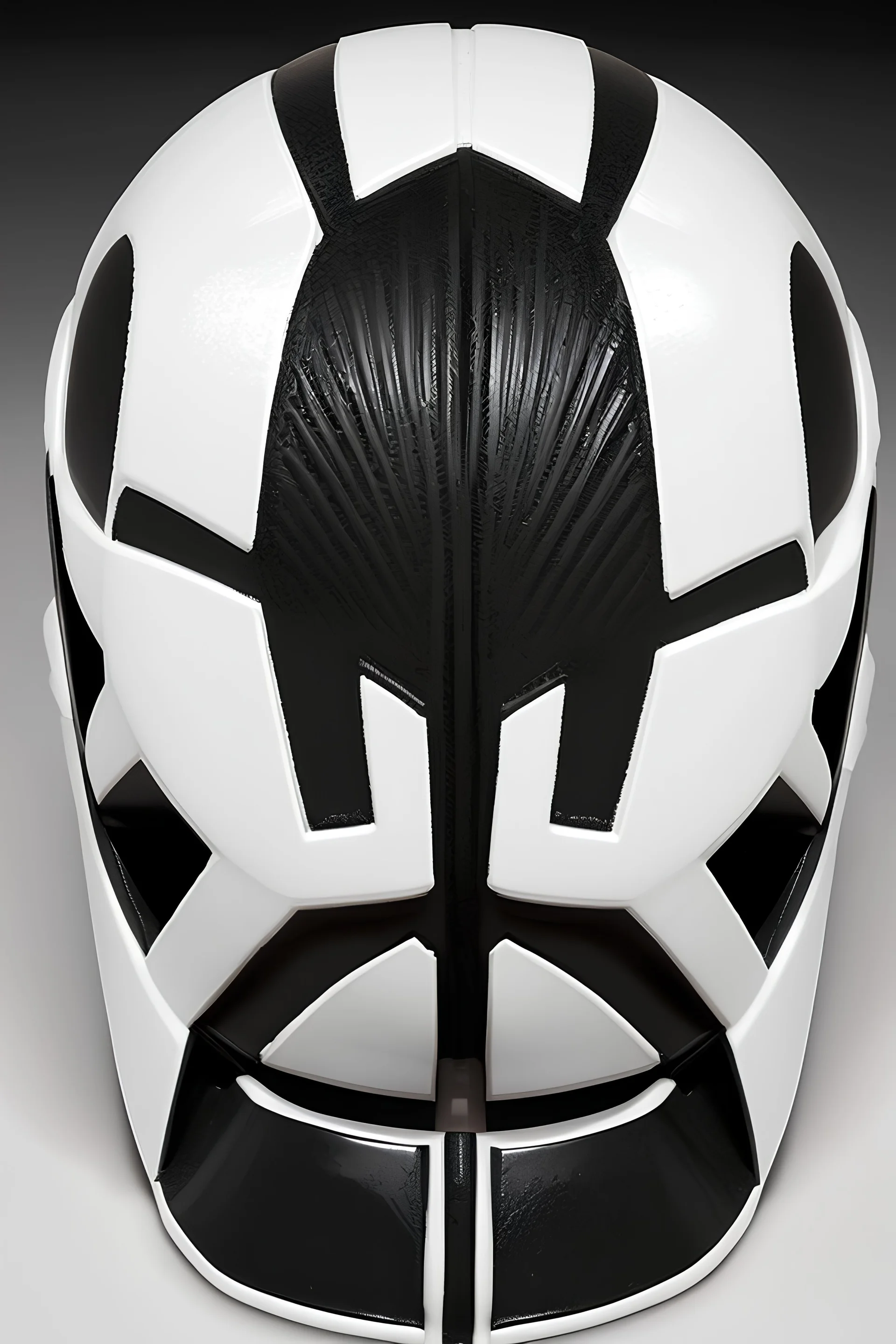 A black and white logo of magneto helmet