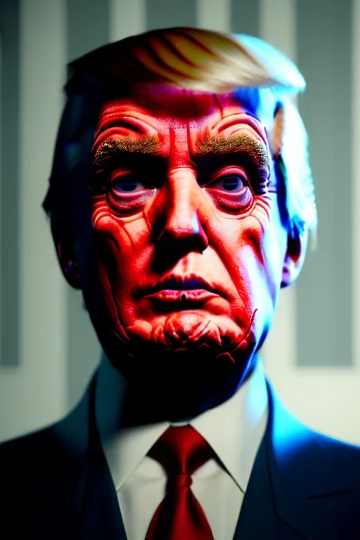 Ultra realistic image, Donald trump zombie, zombie performance, suit, skull, blood, torn arm, night, walking twisted, waist up view, thriller style, dark ambient, highly detailed, White House background, concept art, unreal engine 5, ray tracing, RTX, ultra detail, volumetric lighting, high definition, high resolution.