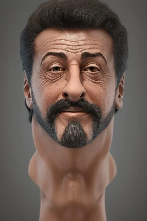 Slyvester Stallone, head and shoulders portrait, head and shoulders portrait, 8k resolution concept art portrait by Greg Rutkowski,