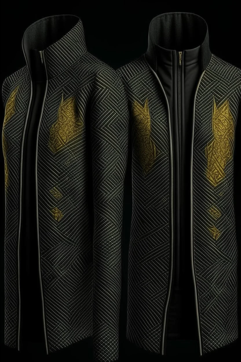 jacket design on two different sides