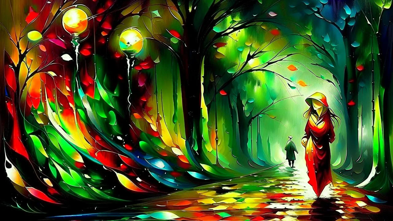 Mysterious. Leonid Afremov