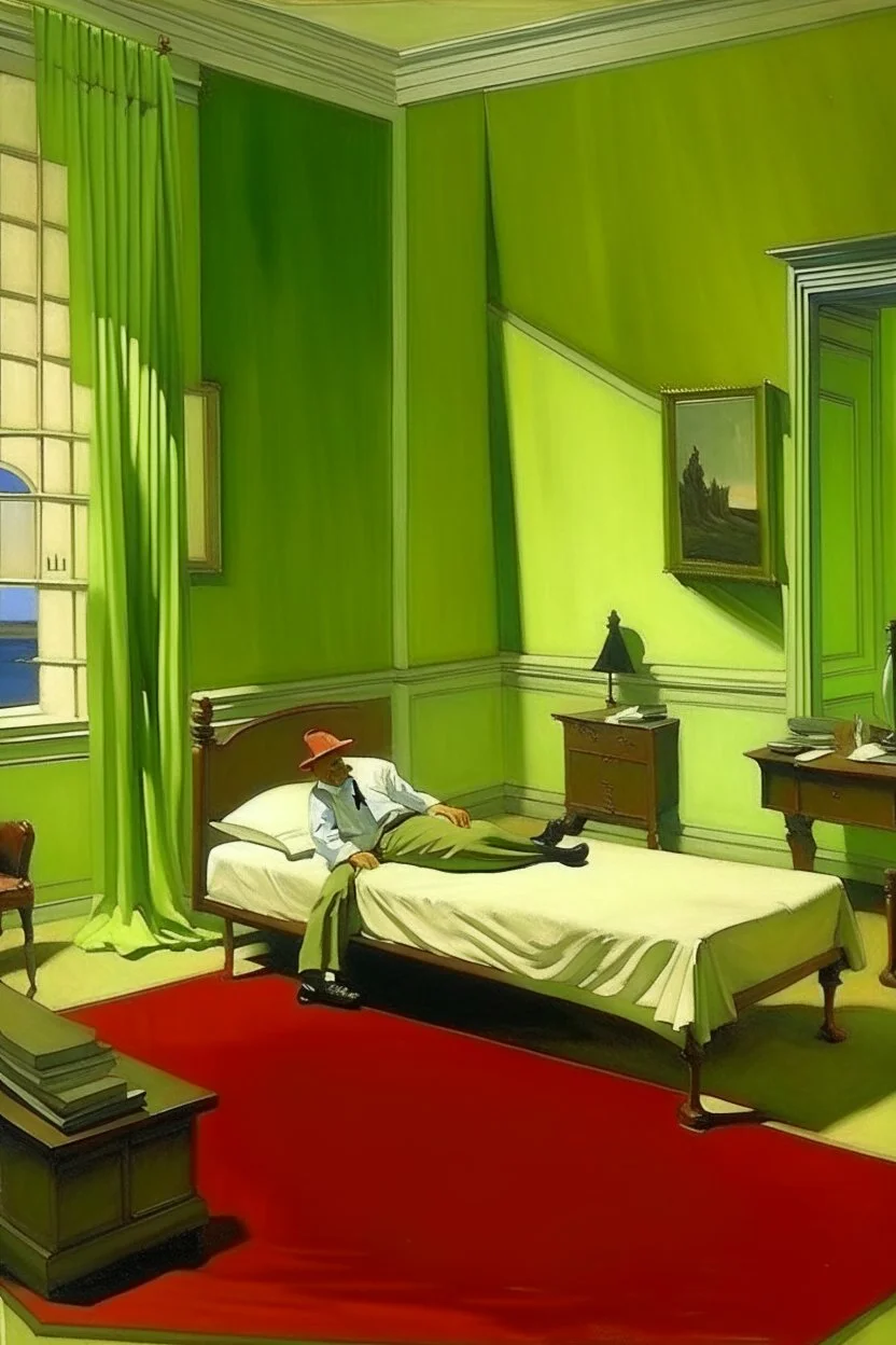 the death of a cuban dictator by edward hopper