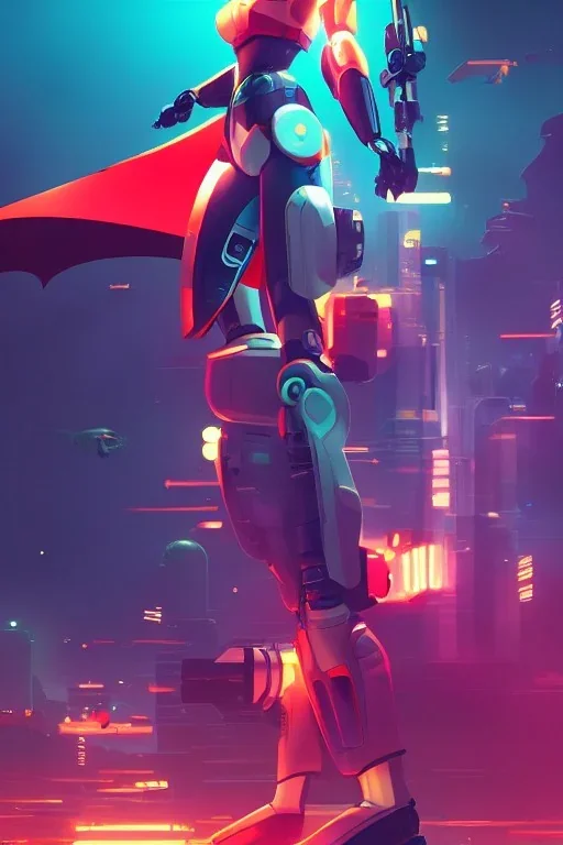 robot writing on a computer, in the Style of Artgerm and Charlie Bowater and Atey Ghailan and Mike Mignola, vibrant colors and hard shadows and strong rim light, Comic Cover Art, epic scene, plain background, trending on artstation