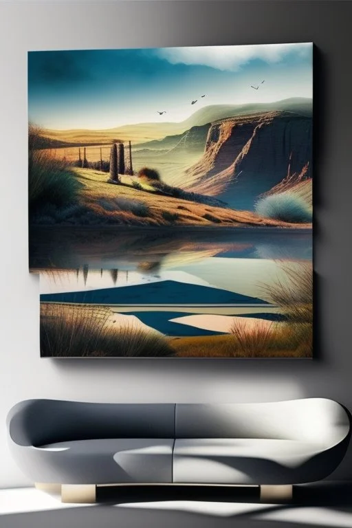 ART76 - Landscape Prints. Get your hands on our exclusively designed wall decor that provides a dynamic feature to your living room decor. Furthermore, our wall art adds soul to your space. The best part about putting wall art prints in your living room is that they reflect your taste. Marrutt 230gsm Archival Matte Photo Paper ensures premium quality print output and can keep its good condition intact for decades. For some designs we print on Premium Satin/Oyster paper to stand out and