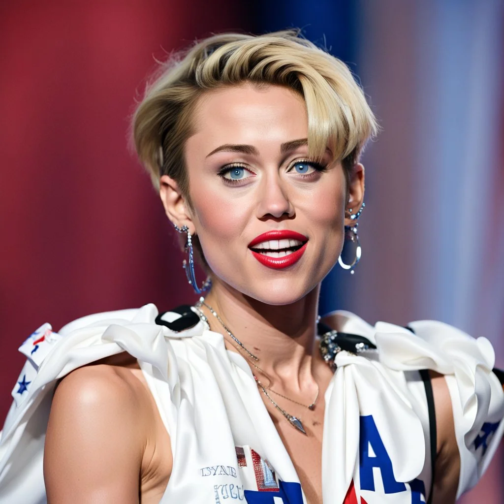 Miley Cyrus running for a seat in Congress