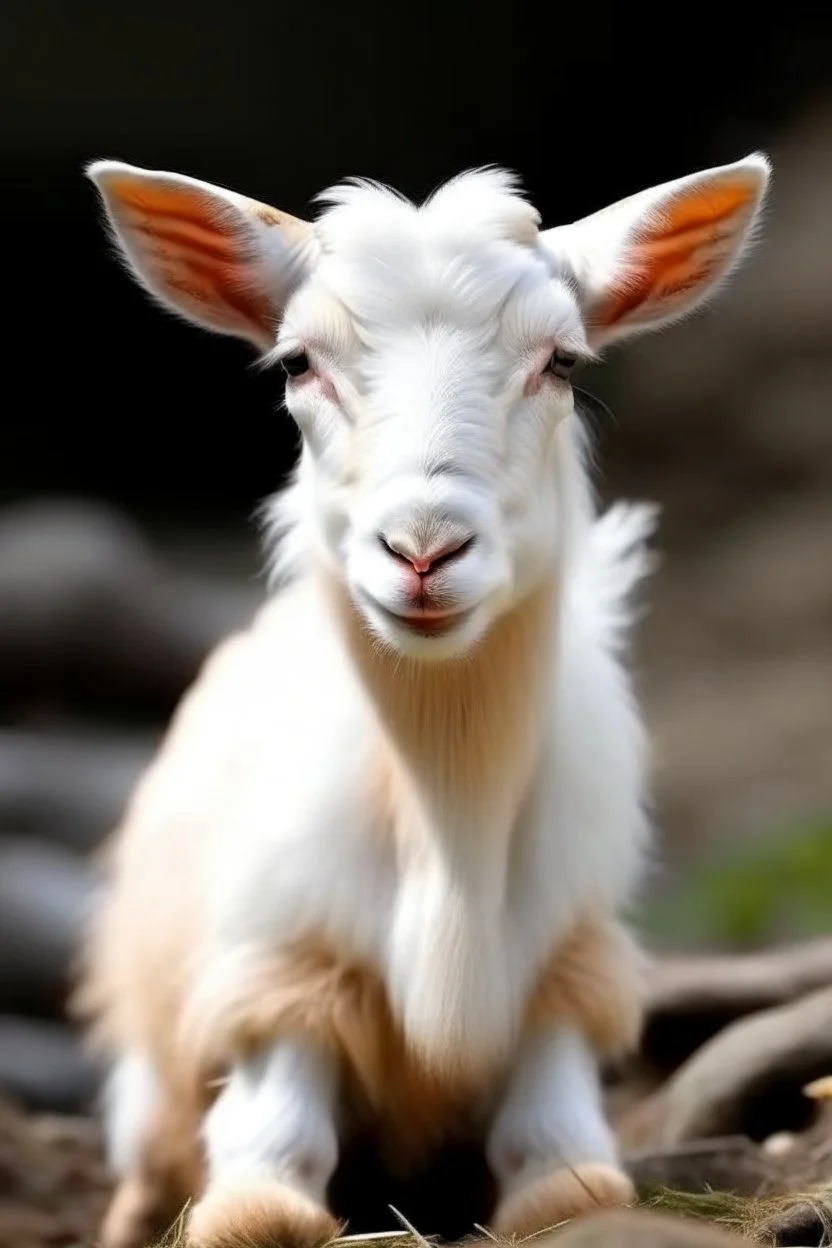 cute chinnese goat