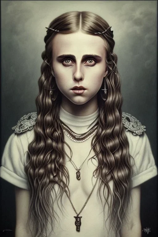 Danish Singer MØ face, Style John Kenn Mortensen,