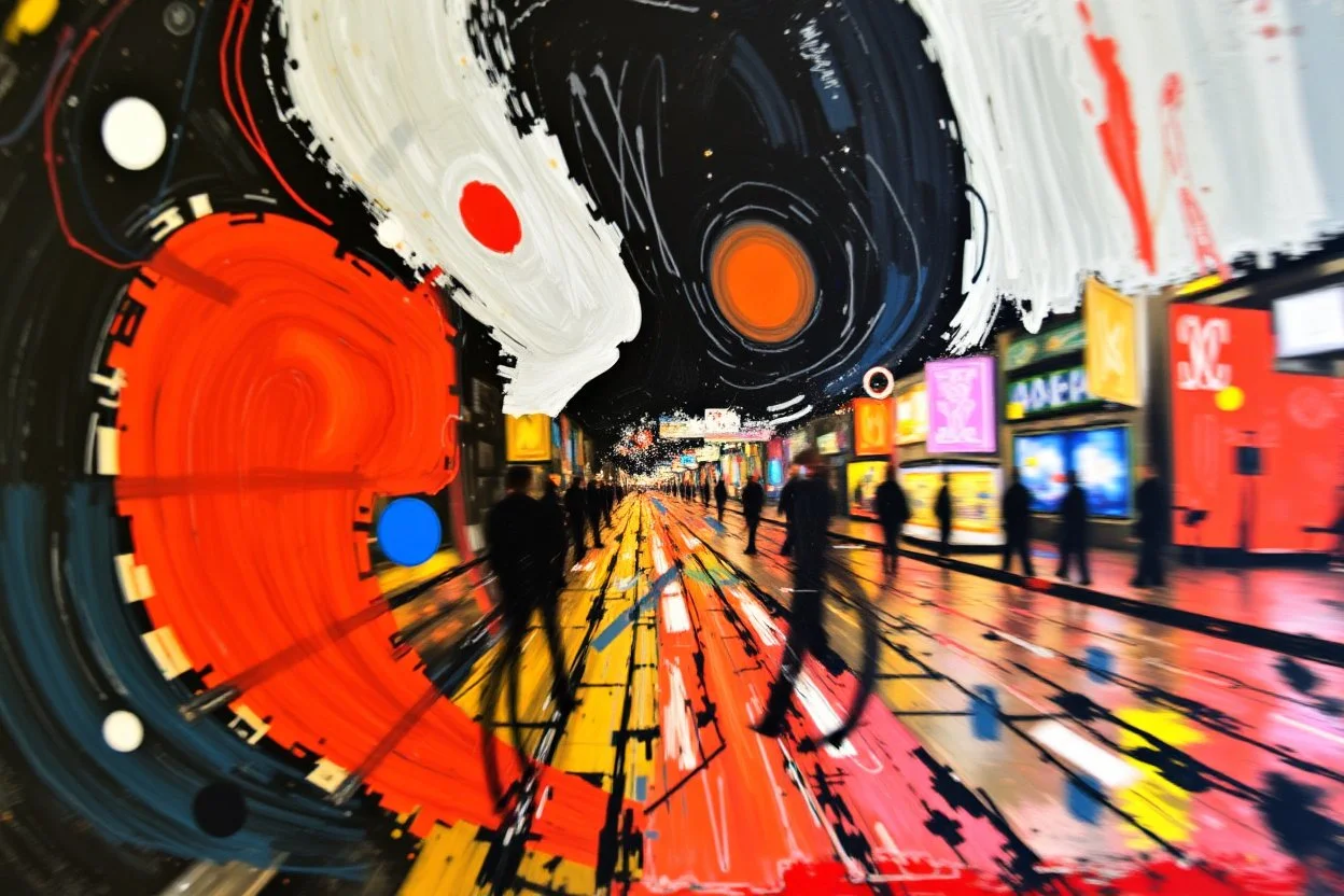 blurred lines warped minds picasso x pollock