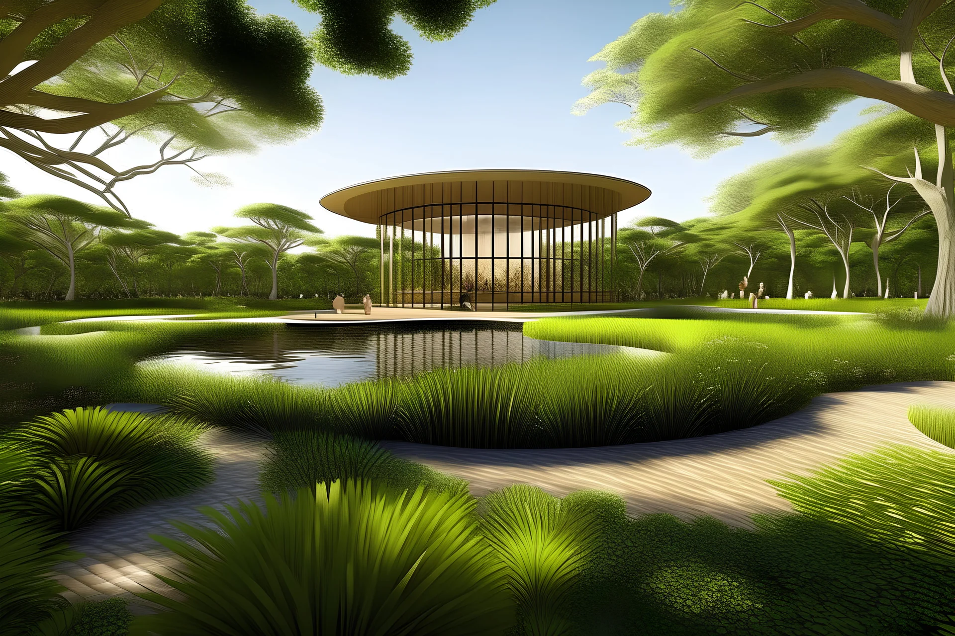 The Savannah Serenity Hub is a visionary recreational space meticulously designed to immerse visitors in the serene and majestic ambiance of the savannah ecosystem. This concept aims to provide a unique and immersive experience that celebrates the natural beauty, biodiversity, and tranquility associated with savannah landscapes.