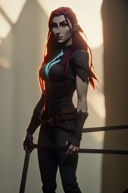 Tauriel, deep colours, total body in frame, ultradetailed body, fantasy art, 4k, anatomically correct, artstation Cedric Peyravernay style, dynamic light, ultradetailed teeth, ultradetailed mouth and lips, ultradetailed eyes, subject illuminated, clear eyes