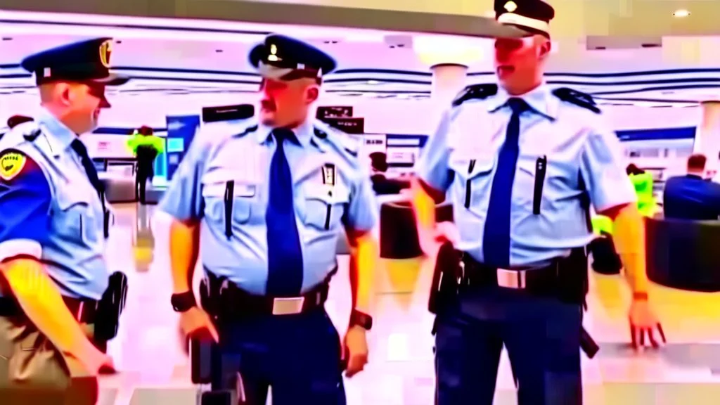 2 security officers deny annoying traveling man from airport lounge