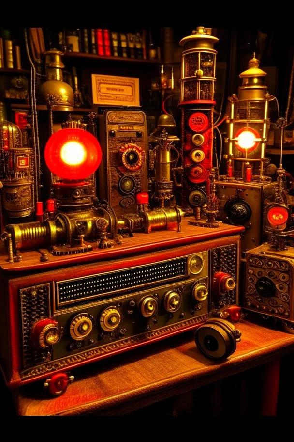 Firestarter, radio studio, tonton gégé, steam punk and more.