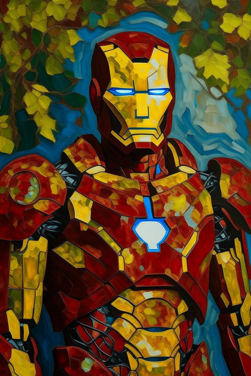 As Ironman by Van Gogh