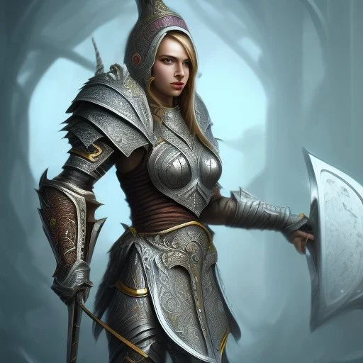 Elf, warrior, armor, detailed, 8k resolution,