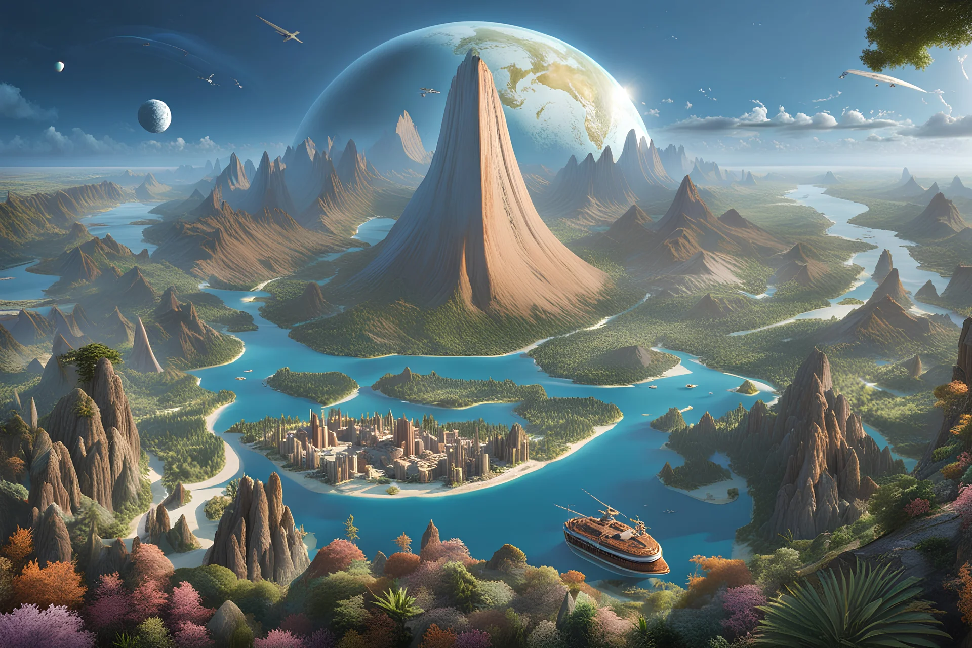 what the world looks like one million years into the future