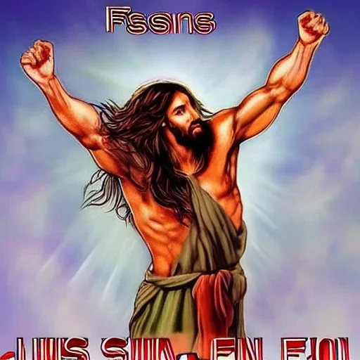 fusion between jesus and rambo