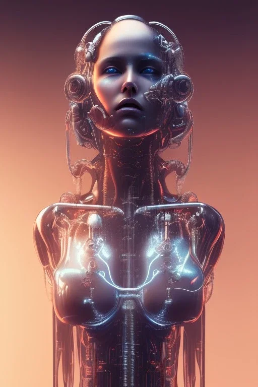 cyberpunk, chrome body, women, portrai, open mouth, perfect skin, tron, cyborg , perfekt, real, dream, hr giger