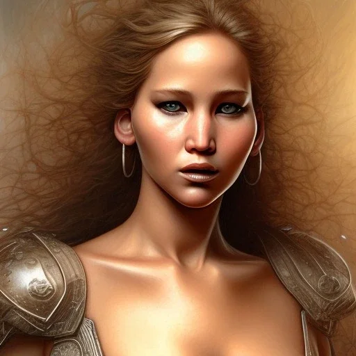 jennifer lawrence by gerald brom luis royo