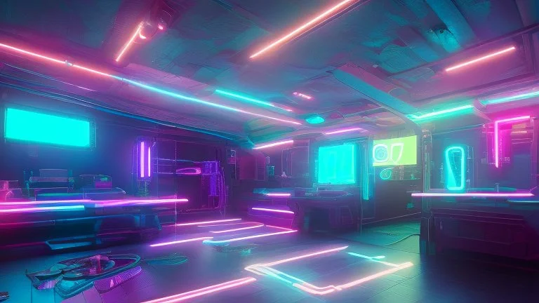 gallery of neon lights