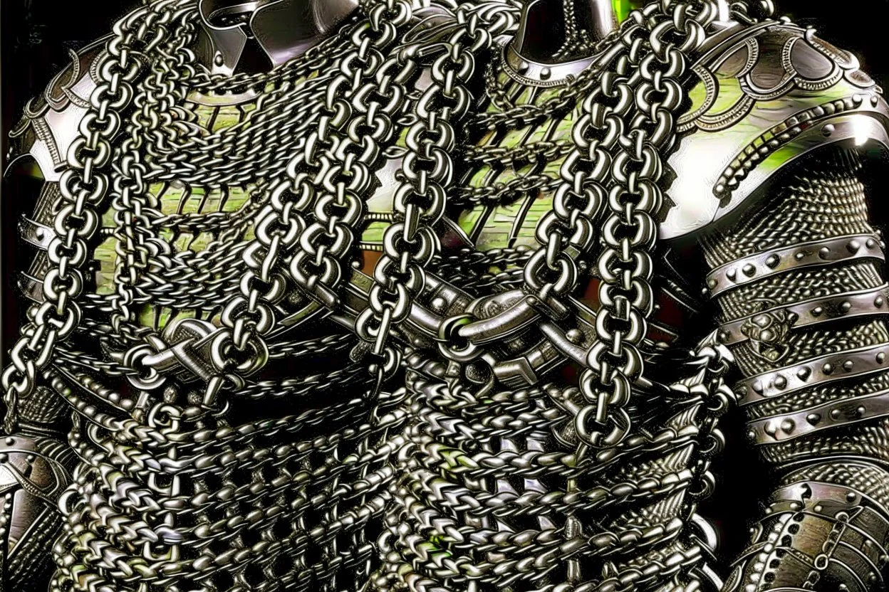 england medieval armour chains design