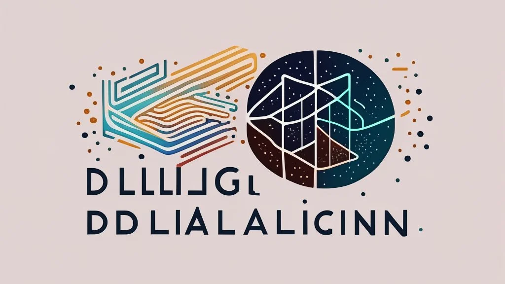 a logo for a deep learning course