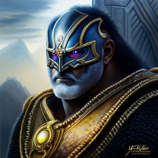 Ultra detailed fullbody Portrait in oil on canvas of Juggernaut Villain ,extremely detailed digital painting, extremely detailed face,crystal clear Big Glowing eyes, mystical colors ,perfectly centered image, perfect composition, rim light, beautiful lighting, 8k, stunning scene, raytracing, anatomically correct, in the style of robert e howard and Ken Kelley and Ohrai Noriyoshi and Simon Bisley and tomzj1