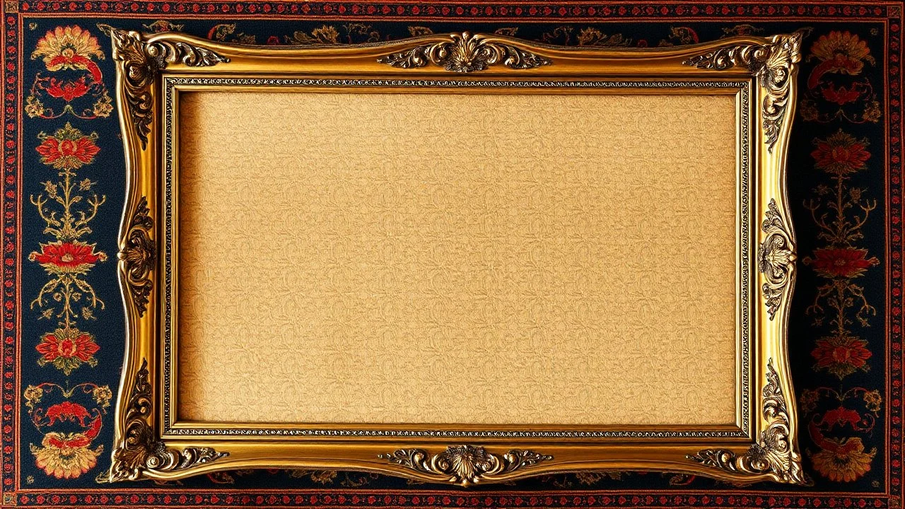 photo frame persian art