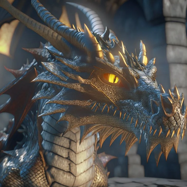 holy dragon, unreal engine 5, 8k resolution, photorealistic, ultra detailed