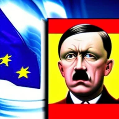 Adolf Hitler leader of the EU commission modern day with eu congress