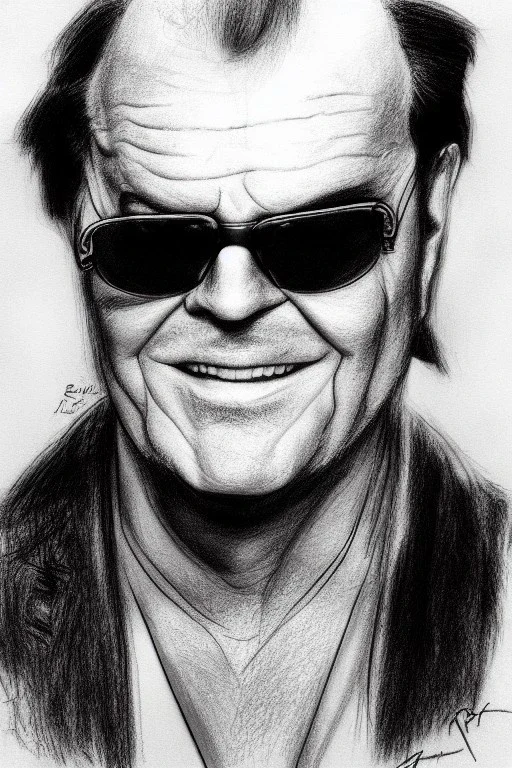 Jack Nicholson scribble portrait, 8k resolution, r_drawings_rene, scribble, scribble drawing, scribble art, deviantart, rdrawings25, instagram, line draw, scribble sketch