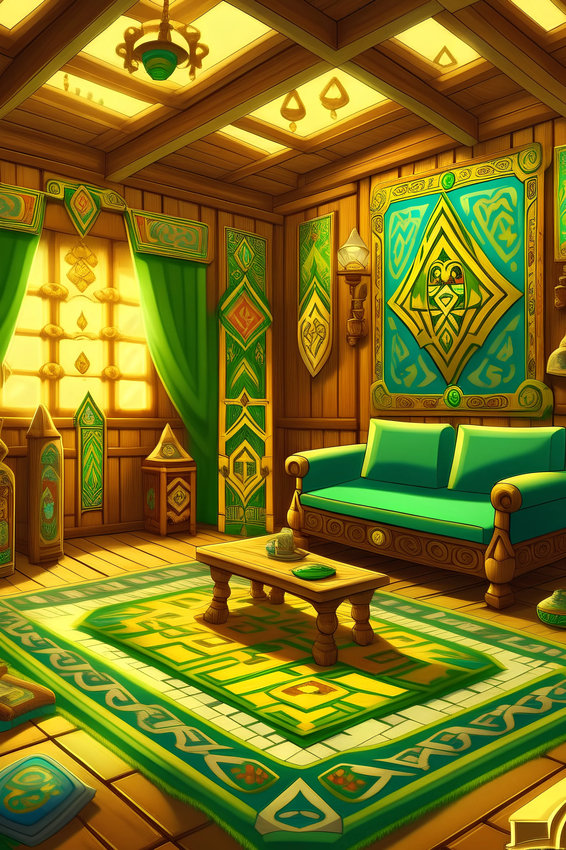 Décor dans un style Zelda