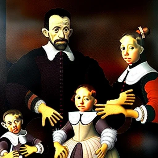 portrait of a family Diego Velazquez style