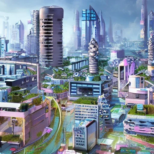 Future fake city