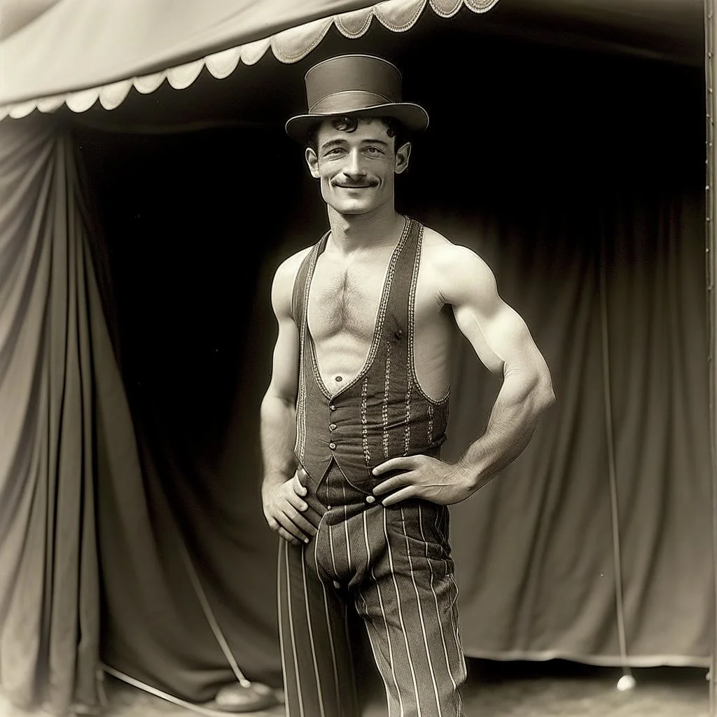 1920s male circus performer