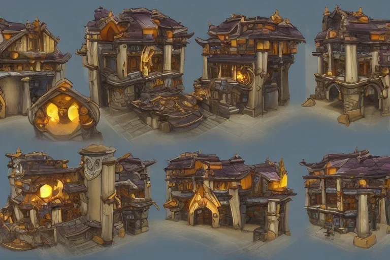 Torchlight 2 architecture concept in overwatch