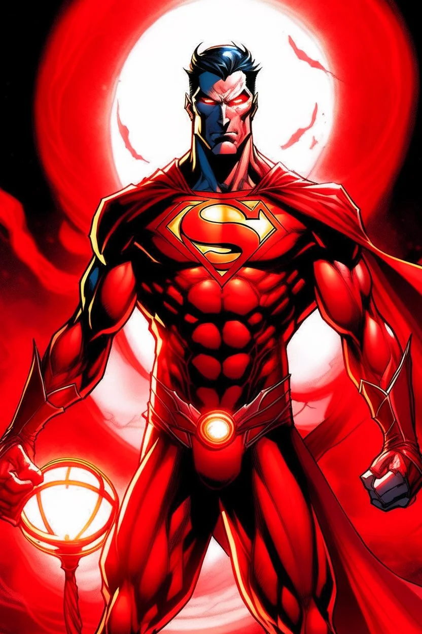 red lantern superman symbol