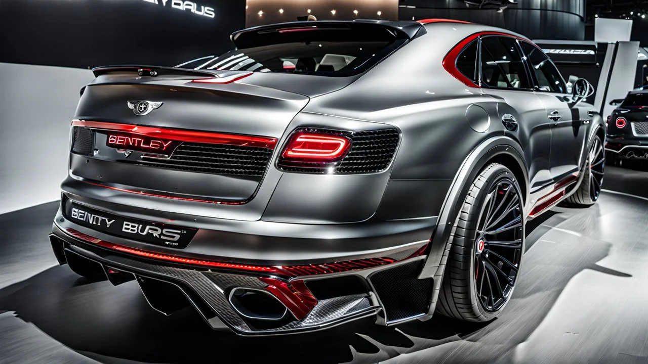 bentley bentayga BRABUS ROCKET bodykit, rear view, desktop wallpaper, 4K, Cinematic