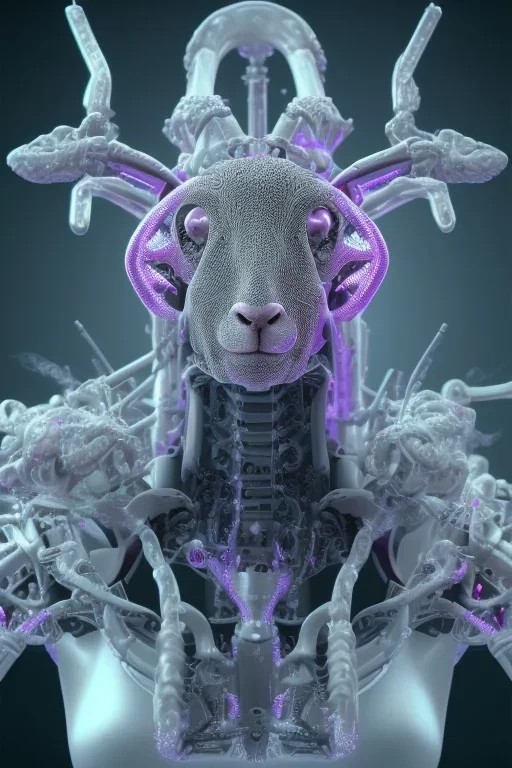 sheep brain cyborg, matrix style