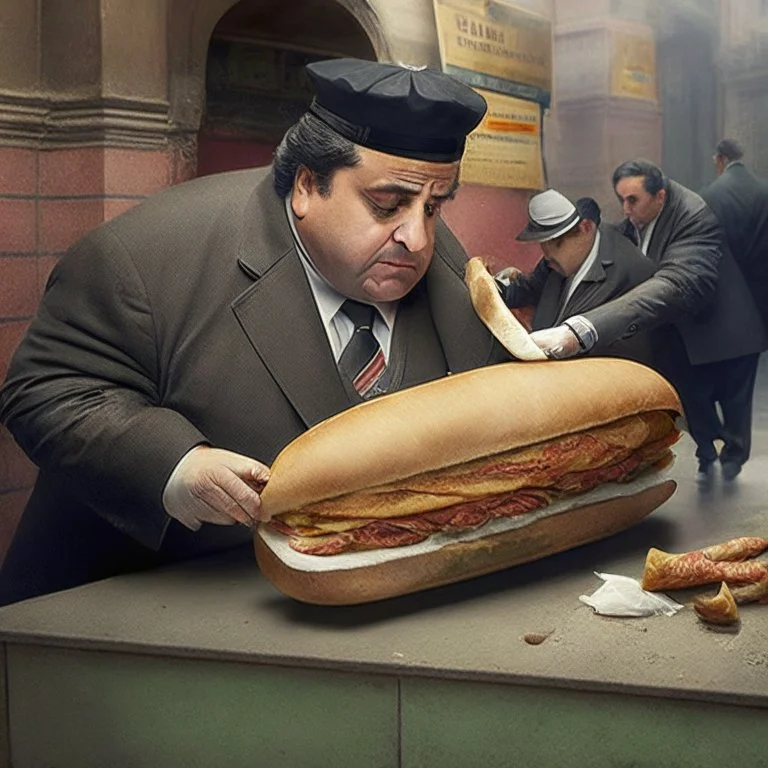 Luis Lacalle Pou stealing a choripan