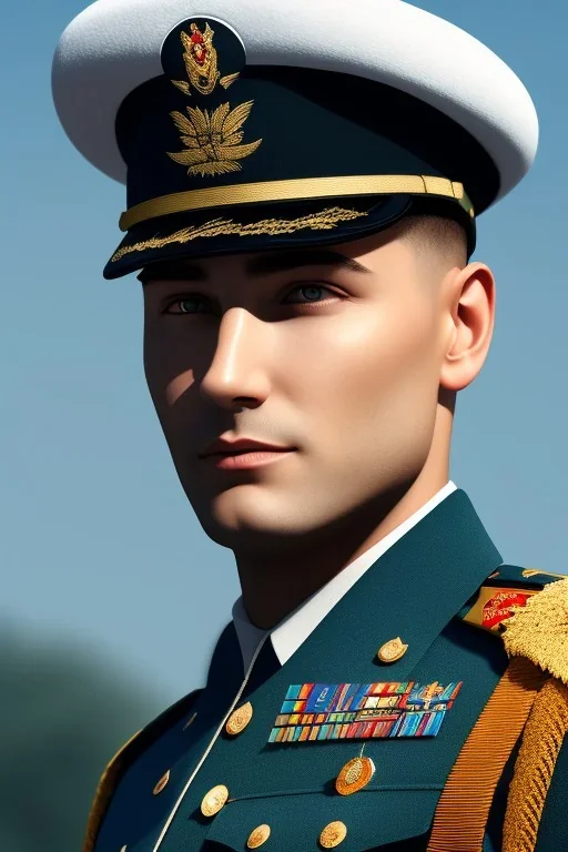 military soldier, portrait, 4K