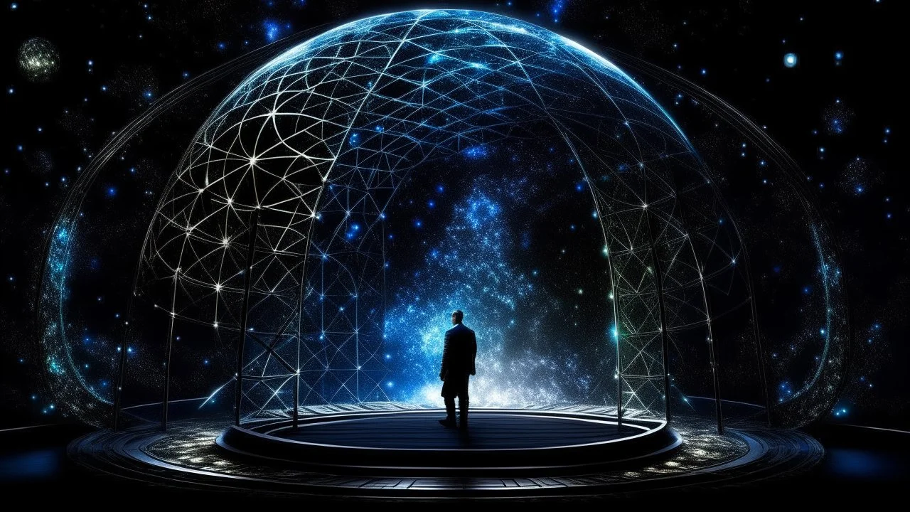 It is a paradox of delicate fantasy and formidable technology, its silhouette pulsing with extraordinary power yet draped with cosmic elegance. Capture this enigma, this tamer of untamed galaxies, through the prism of Matthews' fantastical style."