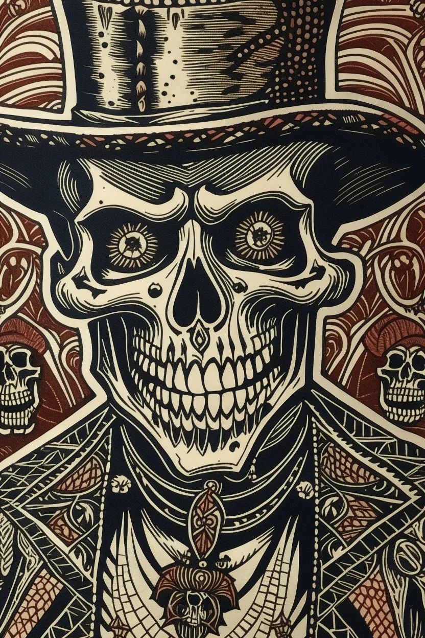 Block print baron samedi